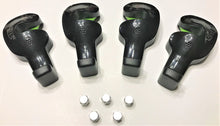 Load image into Gallery viewer, (4) pc Car Headrest Clamp on Utility Hooks with (5) FREE Chrome Air Valve Caps
