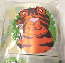 Load image into Gallery viewer, (4) Pack 1&quot; Zoo Animal Stickers 400 pcs Roll
