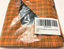 Load image into Gallery viewer, 14&quot; x 90&quot; Halloween Plaid Pumpkin Table Runner
