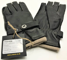 Load image into Gallery viewer, Yiseven 100% Deerskin Black Leather Gloves Men&#39;s Size (9)
