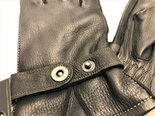 Load image into Gallery viewer, Yiseven 100% Deerskin Black Leather Gloves Men&#39;s Size (9)
