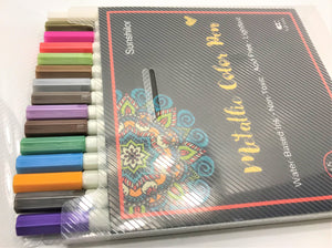 (15) Metallic Multi-Color Water Based Pens