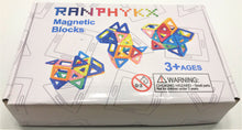 Load image into Gallery viewer, Ranphykx Multi Color Magnetic Block Set 65+ Pieces
