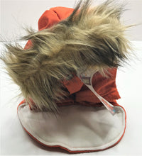 Load image into Gallery viewer, Burnt Orange Pet Fur Lined Hood Parka
