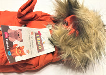Load image into Gallery viewer, Burnt Orange Pet Fur Lined Hood Parka
