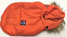 Load image into Gallery viewer, Burnt Orange Pet Fur Lined Hood Parka
